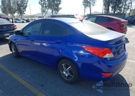 2013 Hyundai Accent Gls from USA, damaged, VIN KMHCT4AE1DU422133